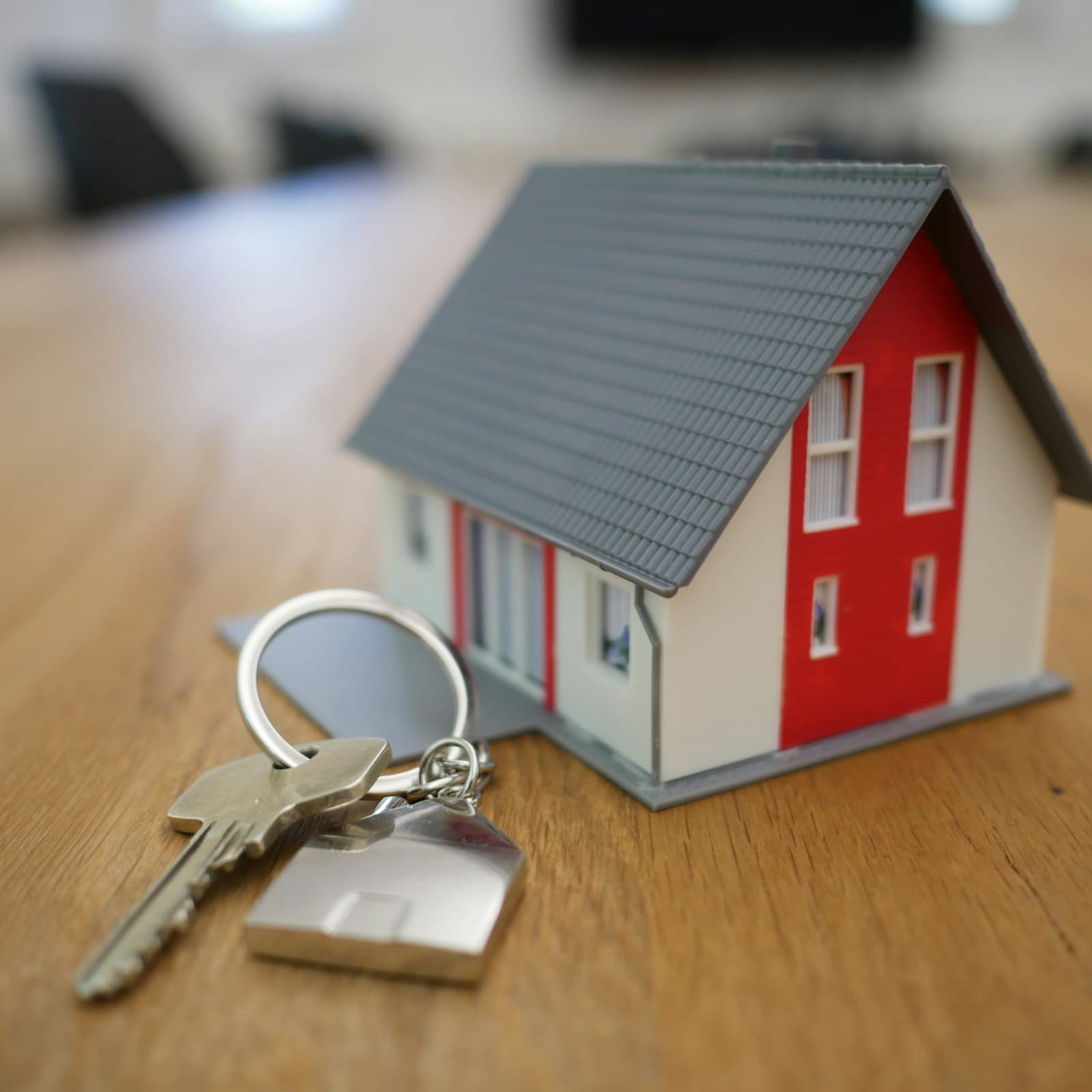 Estate agent showing a property to clients