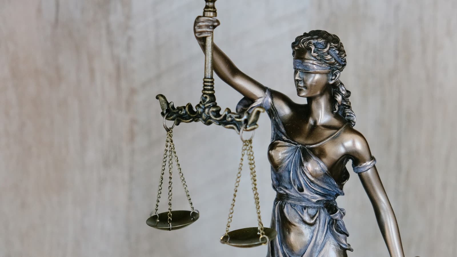 Solicitor working at a desk in a law office